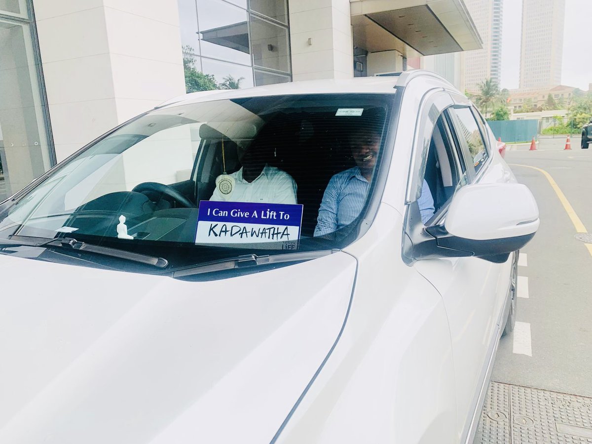 withanagenuwan's tweet photo. Making a difference starts with us!
This is an initiative we are driving at Softlogic Life to help each other get to work and home.. happy to offer a lift to someone else too!
#LiftSriLanka #SoftlogicLife https://t.co/t2fLoGspHF
