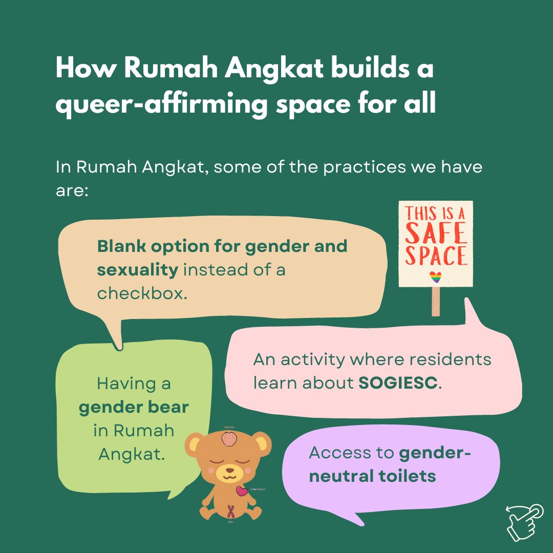 rumahangkat's tweet photo. Here's a sneak peek at how RA practices #queeraffirming values. RT if you do this in your personal spaces too!

#RumahAngkat
#progresswithpride
#campurLGBT https://t.co/rAb5oBskKB