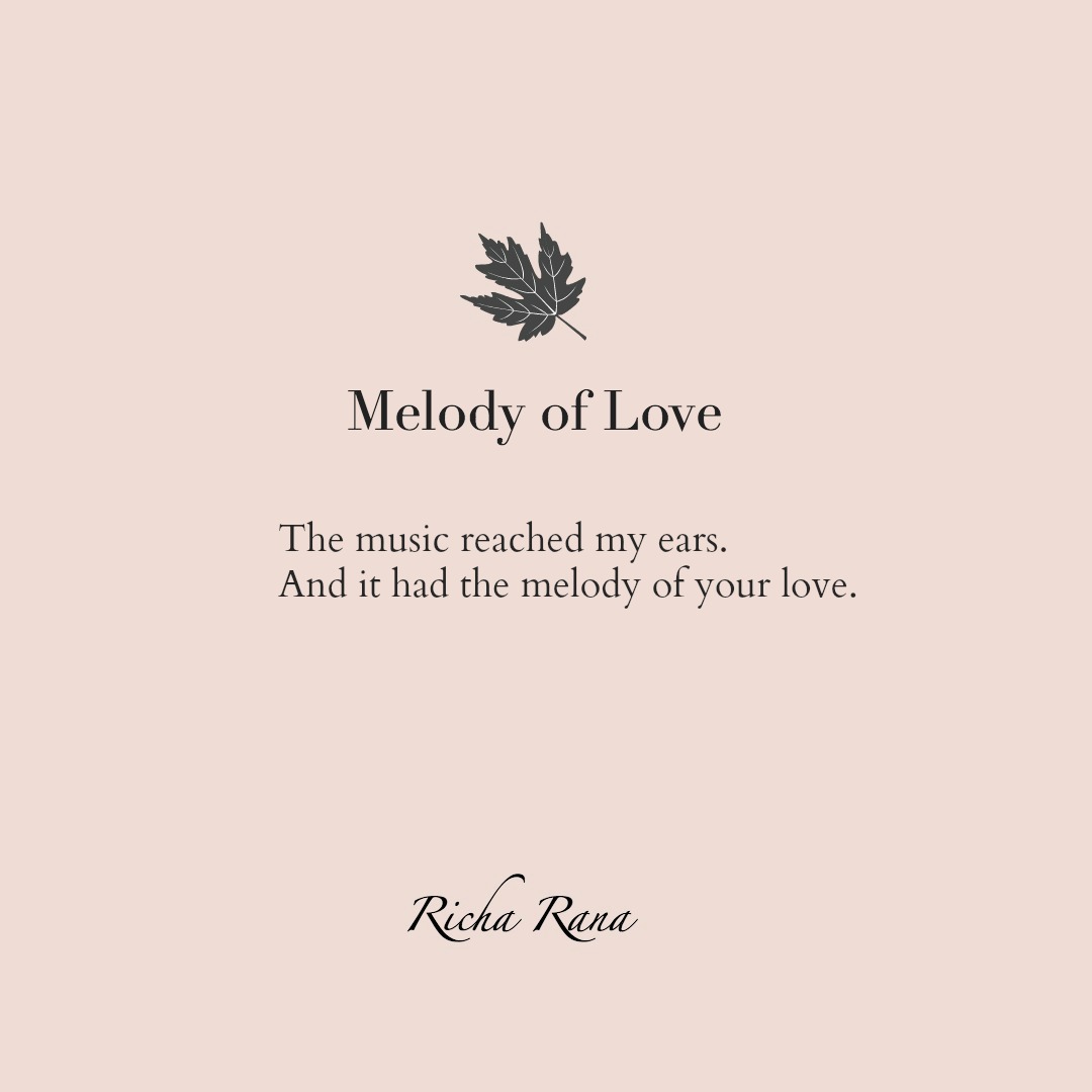 #PoemoftheDay: Melody of Love 
.
#thedignifiedsoul #richaranapoetry #poetry #poets #writers #poems #writingcommunity #authors #poetrycommunity #mysticalpoetry #sufi #poetsoftwitter #literarymagazine #writing #psychology #philosophy #lovepoems #romance #love #melody #romanticpoems