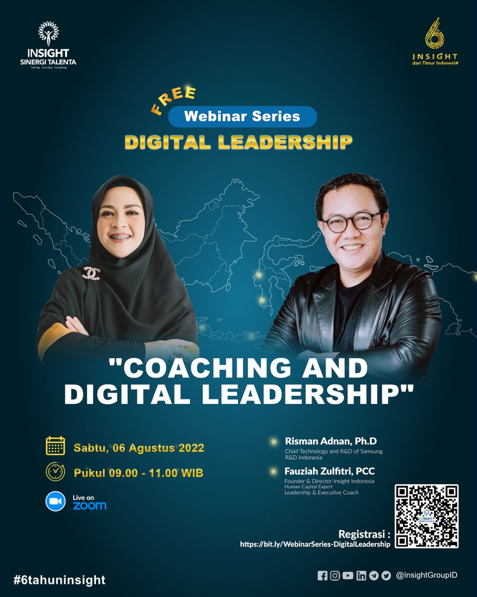 Webinar Series Sesi I, InsyaAllah akan dibawakan oleh Bapak Risman Adnan Ph, D. 
Registrasi :

lnkd.in/gC7JBCa7

#insightdaritimurindonesia #growwithinsight #insightonlinesolutions #digitalleadership #leader #6tahuninsightgroup