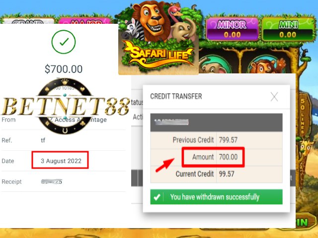Betnet88ausA's tweet photo. 🎉Congratulations🎉 to our Lucky Member Received a huge Win at our Platform - 
 Joker123> (Safari Life)
🏆Member Deposit $30 withdraw $700🏆      
 🌟Best and Fast Service💡🌟Big Win And Jackpots Are Waiting For You
What are you waiting for?
 🌐 WhatsApp:  https://t.co/w6rbNLuKcu https://t.co/R61PKet5OP