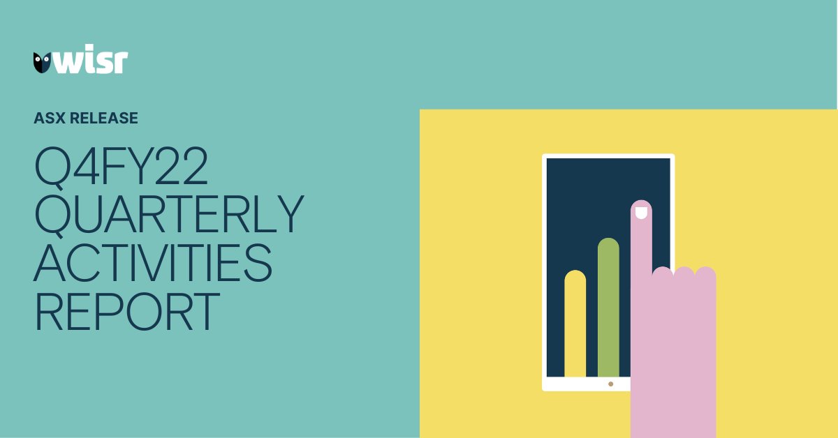 24 quarters and counting…
If you love graphs, percentages and acronyms, you'll enjoy perusing our latest Quarterly Activities Report: bit.ly/wisrQ4FY22