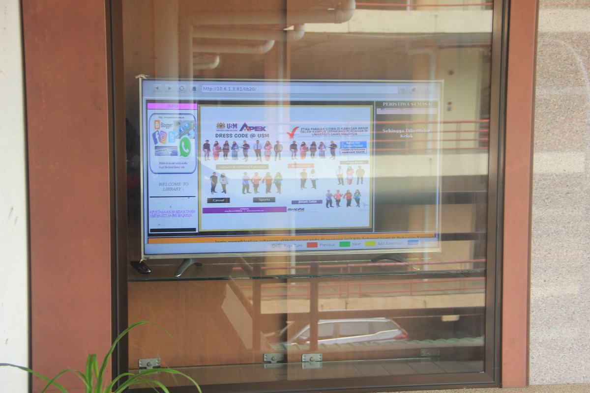 Library_USMKK's tweet photo. Kemudahan@PHT
Selamat Datang Ke Perpustakaan Hamdan Tahir
Multimedia TV “ Saluran Informasi Anda”

#perpustakaanhamdantahir
#usmlibraries https://t.co/kBoFlvFWhW
