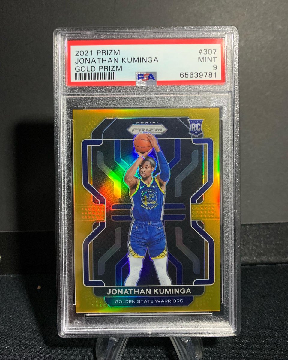 TheCardForum's tweet photo. Jonathan Kuminga Prizm True Gold PSA 9  - Looking to sell, willing to pay finders fee - 22.5k message with any and all questions! @CardboardEchoes https://t.co/5rfPb5TPcr