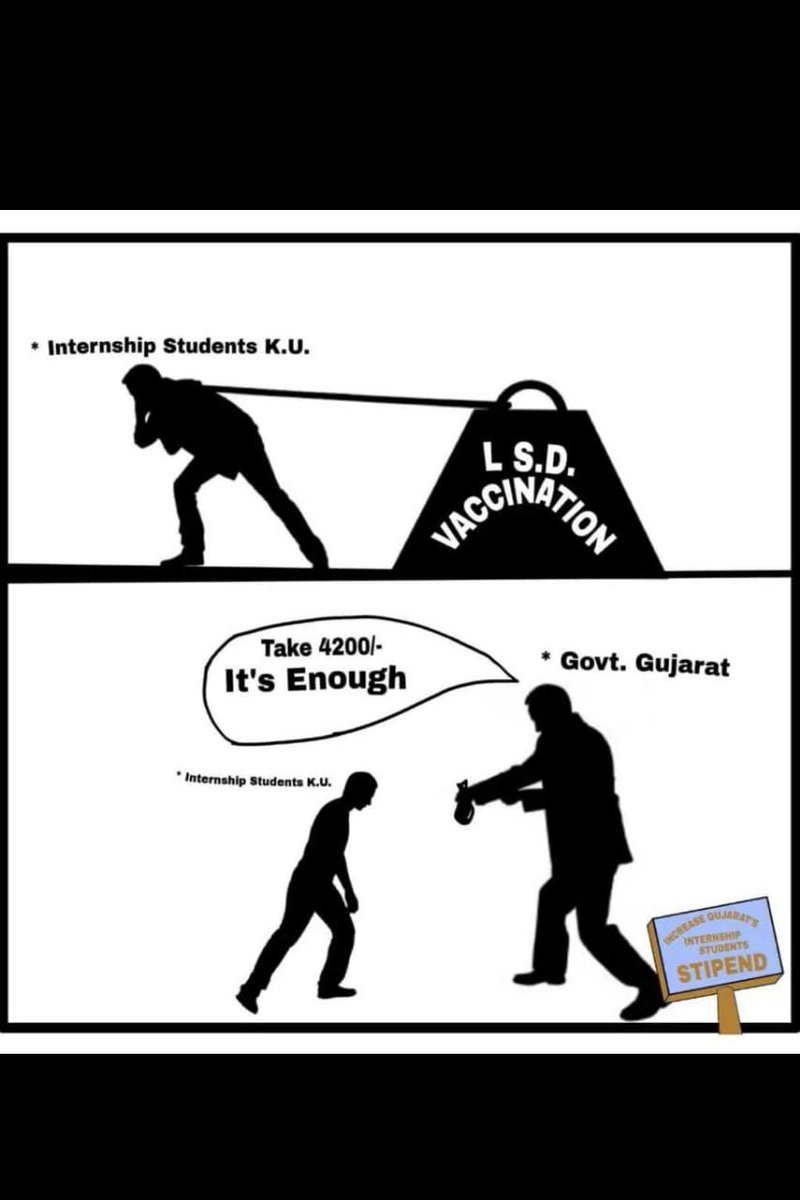 Veterinarian are trying there best but still government is not supporting veterinarian... <a href="/CMOGuj/">CMO Gujarat</a> <a href="/CRPaatil/">C R Paatil</a> <a href="/KanuDesai180/">Kanu Desai</a> <a href="/RaghavjiPatel/">Raghavji Patel</a> <a href="/sandeshnews/">Sandesh</a> #Increase_Guj_Vet_Stipend #Increase_Guj_Vet_Stipend #Increase_Guj_Vet_Stipend #Increase_Guj_Vet_Stipend #Increase_Guj_Vet_Stipend