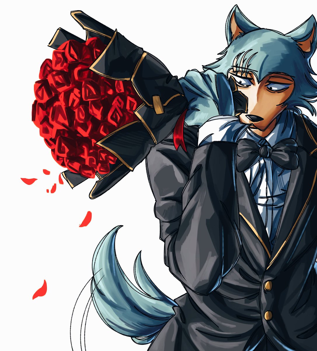 Teseirei's tweet photo. Promp night 

#BEASTARS https://t.co/t43jsHWxMX