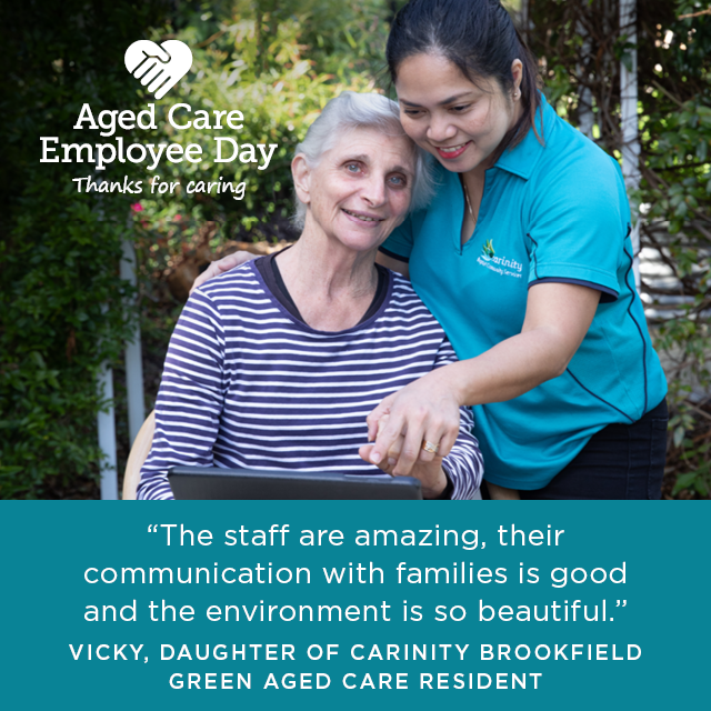 More than 1,100 Carinity employees are involved in caring for Queensland seniors who live in our 12 residential #agedcare communities or those supported through in-home care services.#LivingWithPurpose #ThanksForCaring @HelloCareAU @agedcarenurses @talkingagedcare @AgedCareInsite