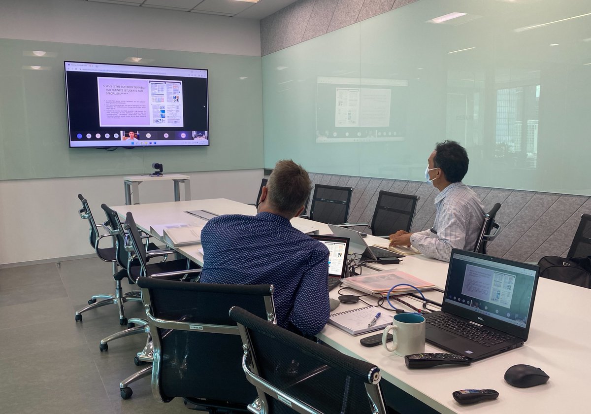 GermanThaiChamb's tweet photo. #GTDEE organised meeting with #RMUTI, attended by 12 participants from 4 universities (Mechatronics Engineering Automation Control System Program) to introduce Mechatronics textbook & Teacher's & Student's Manual according to 🇩🇪 standard. #GTCC #PartnerForDVET #PartnerInThailand https://t.co/bFkEDJcxe0