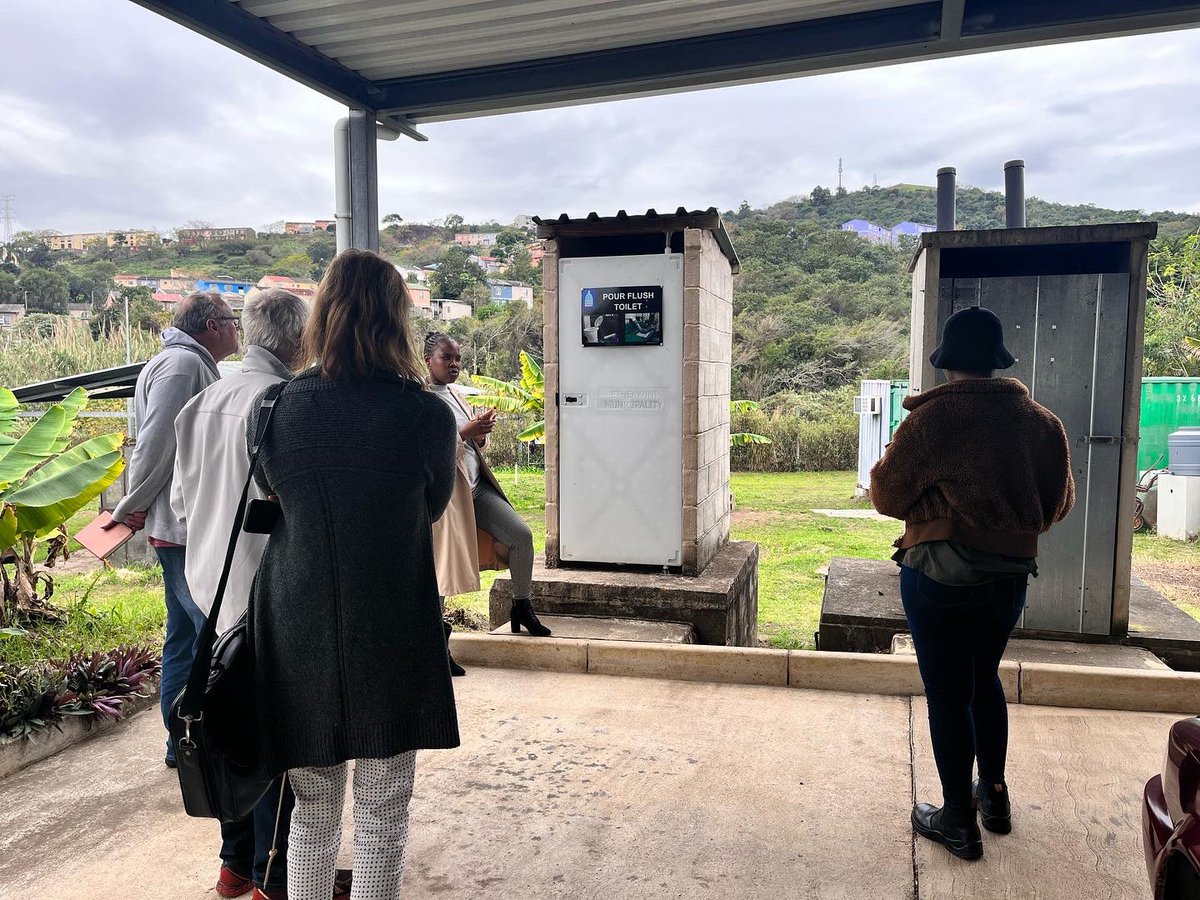 wash_centre_sa's tweet photo. Great to have visitors back at our test and research sites. Creating awareness and sharing the knowledge that we have collected, ensures that we don’t work in silos, or duplicate efforts in #water, #sanitation and #hygiene

#WASH #toilets #DEWATS https://t.co/rULT99IzNF