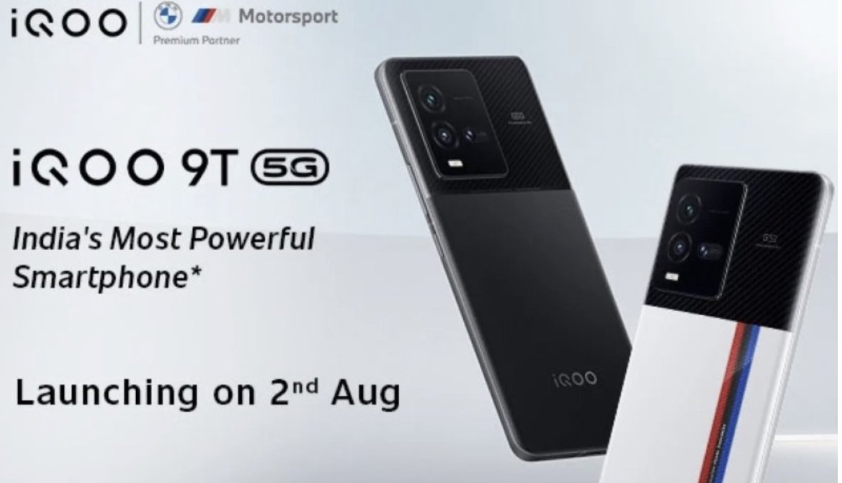 iQOO 9T launched in India for Rs. 49,990, powered by the Snapdragon 8+ Gen 1 SoC coupled with up to 12GB of LPDDR5 RAM.

More Specs and Details -candytech.in/upcoming-smart…

#IndiasMostPowerfulSmartphone #iQOO9T