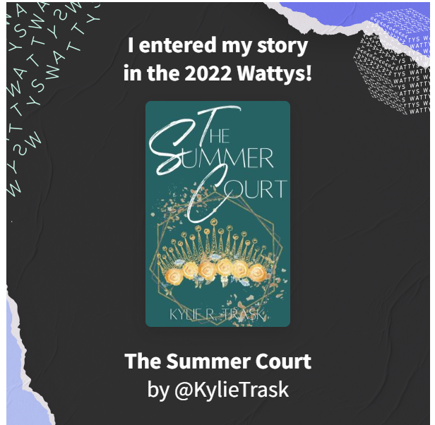 #Wattys2022 Excited to go on this journey with a cast of characters I love and a story that got me through such a hard year. Good luck to all those who are entering! ( Link in bio if you would like to read <3 )