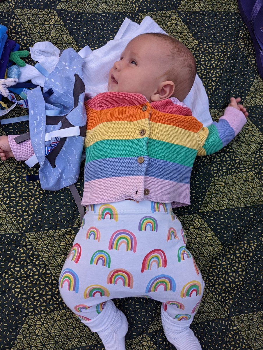 catrionacurator's tweet photo. Baby + baby's view. Makes the early mornings very worthwhile #FenSkies #RainbowBaby https://t.co/rKFL21bvKE