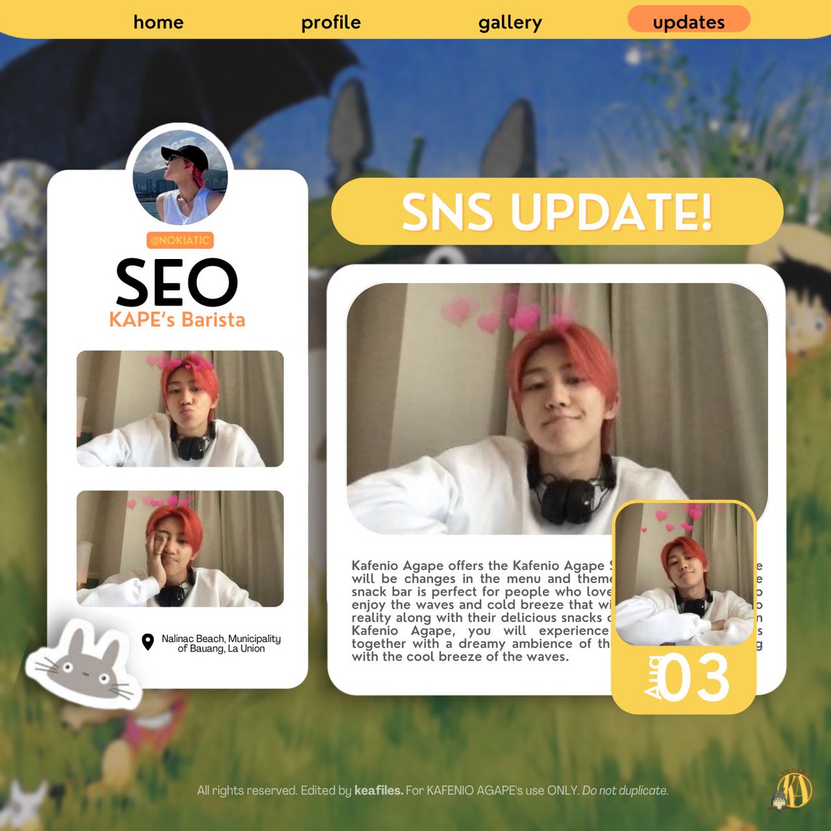 nokiatic's tweet photo. ㅤㅤㅤ

                밍하오     🔖   seo logs ! 
         O8O322    、  bauang, santa rosa. 

                 ㅤㅤㅤㅤㅤㅤㅤㅤㅤㅤㅤㅤㅤㅤㅤㅤ https://t.co/QxN2z6G77l