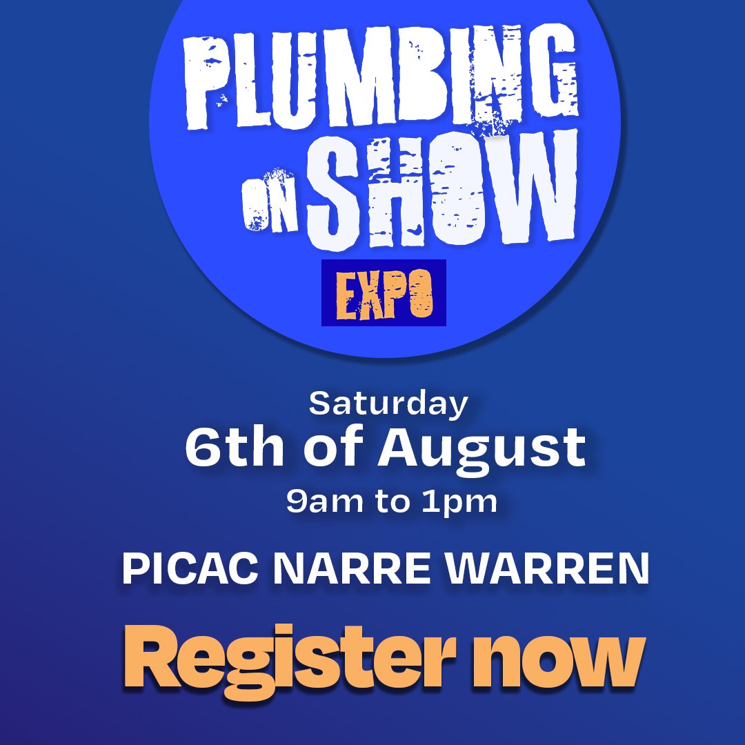 Come along to the Plumbing on Show Expo at PICAC Narre Warren on Saturday and speak to some of the Women in Plumbing network to learn how to get involved in the industry and where your career can take you. 👷‍♀️

Don't miss out, register now plumber.com.au/our-event/plum… 📲