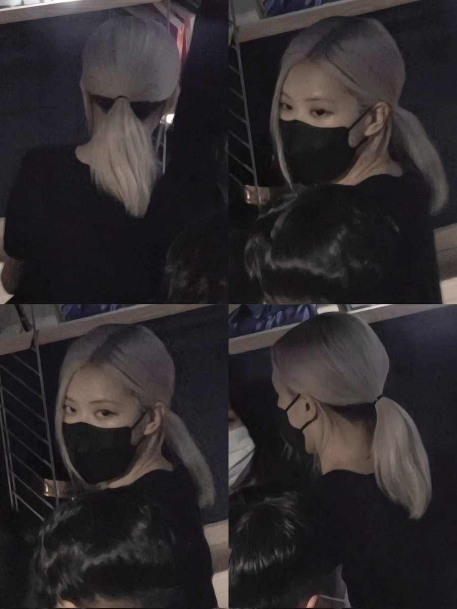 ROSÉ'S TWO TONED HAIR OMG