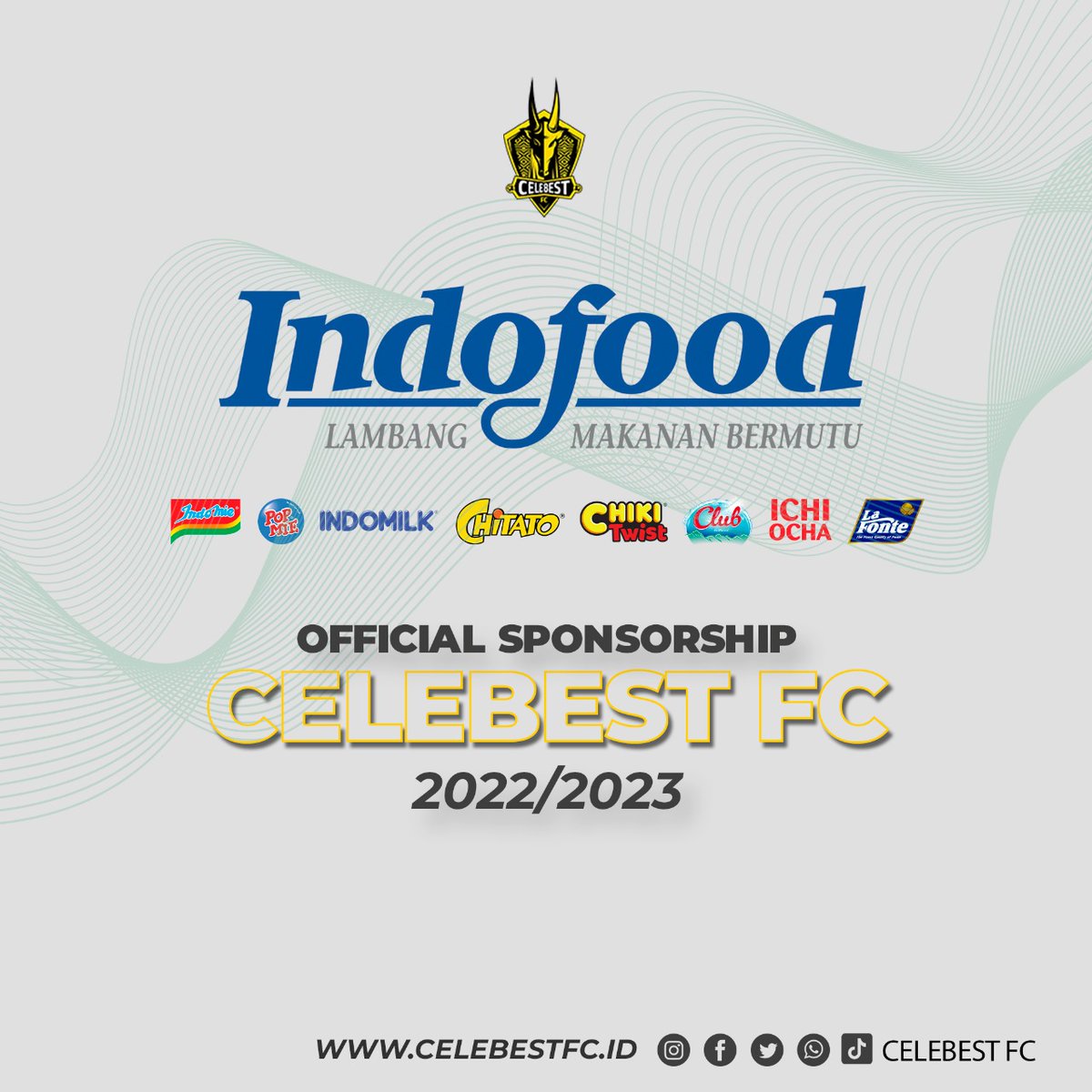 Celebest FC menatap musim ini dengan optimistis. Klub ini siap menghadapi Liga 3 dengan menggandeng sponsorship besar.
Dipastikan, Indofood masih menjadi salah satu sponsor Celebest FC untuk musim 2022/2023. 
#celebestfc
#tandukanoa
#pakabelomore
#mainbagus
#celebestxindofood
