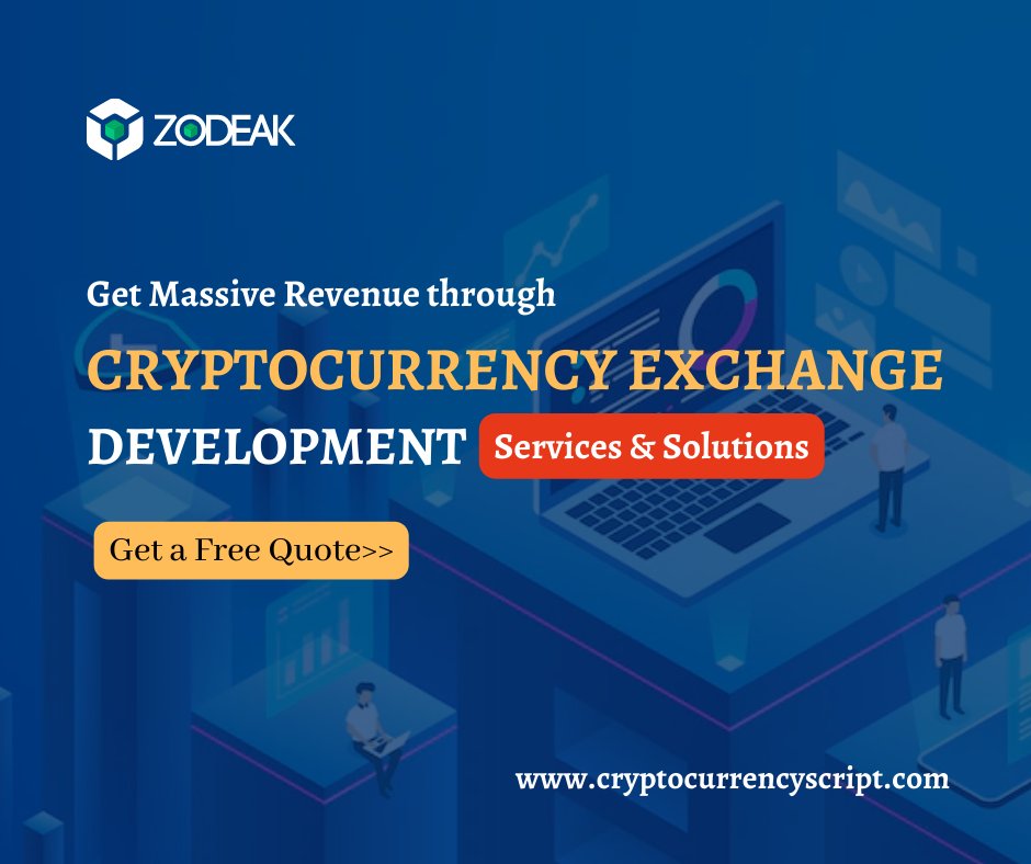 _Zodeak's tweet image. Zodeak is a leading Cryptocurrency Exchange development Company that helps business to launch their own Cryptocurrency Exchange platform instantly.
cryptocurrencyscript.com/cryptocurrency…
#cryptocurrencyexchangedevelopmentcompany #cryptocurrencyexchangedevelopment