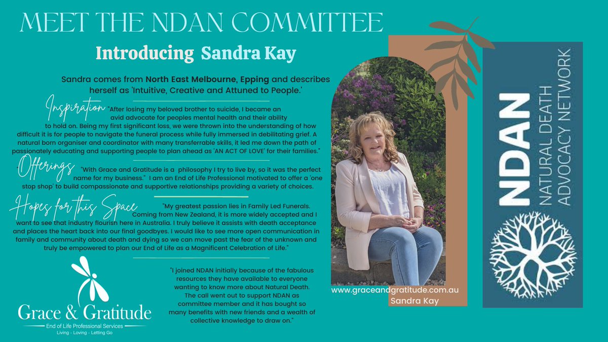 NaturalDeathAN's tweet photo. Introducing Our NDAN Committee Members - Join Up and Receive Membership Benefits at
https://t.co/gXNJ9Nc6FU https://t.co/6t7wFb5yAt