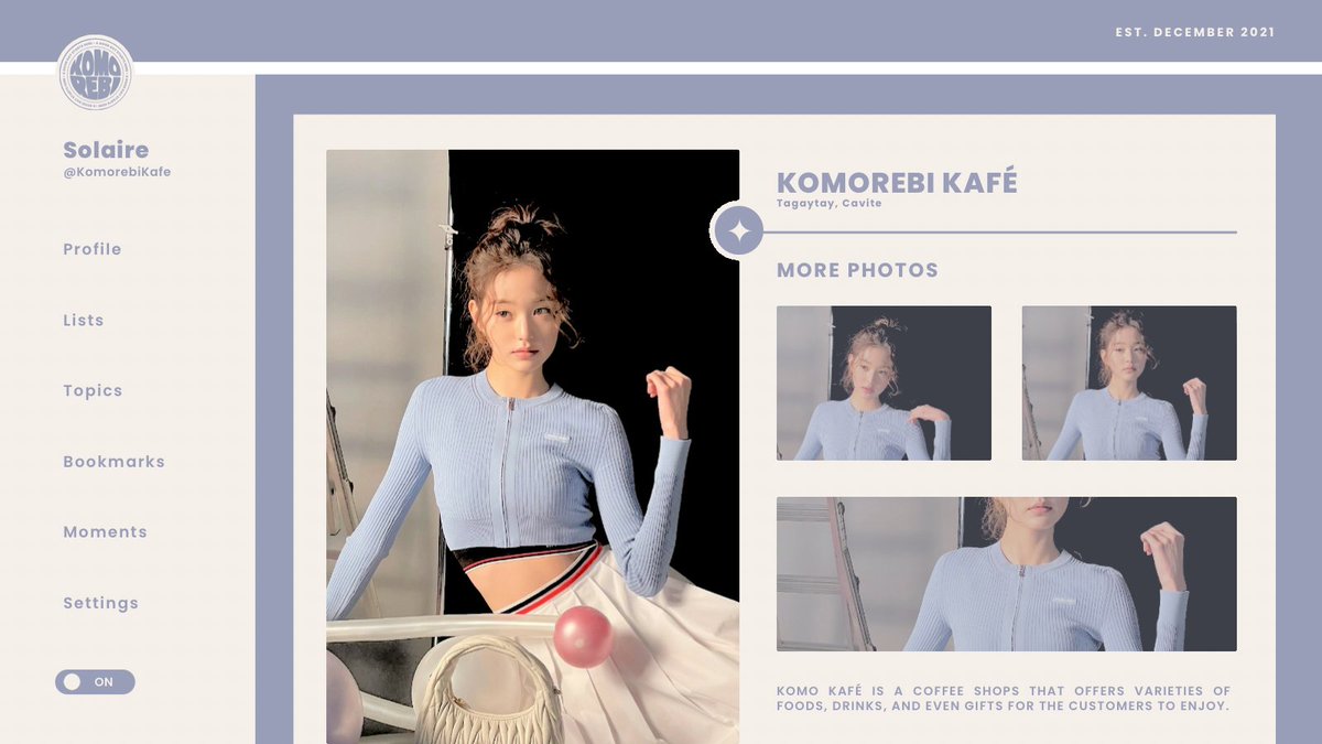 komobff's tweet photo. ㅤ
͏ㅤ               ❁ komobff update .ᐟㅤ
              03 / 03  ᝰ  WEDNESDAY 
                           ㅤ ㅤ
͏ㅤ https://t.co/6aqoxbaykI