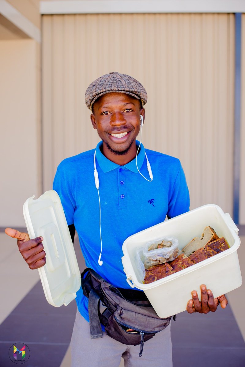 MShaamena's tweet photo. Hi Tweeter Family

This is my little brother, his name is Abby (Abisai) based in Oshakati.. He does and sells Oshingome/Oshikwiila for N$ 5-00 a piece and N$ 60-00 a whole one... Please help retweet to get him customers... His number is +264813512141. https://t.co/le9I7IUut9