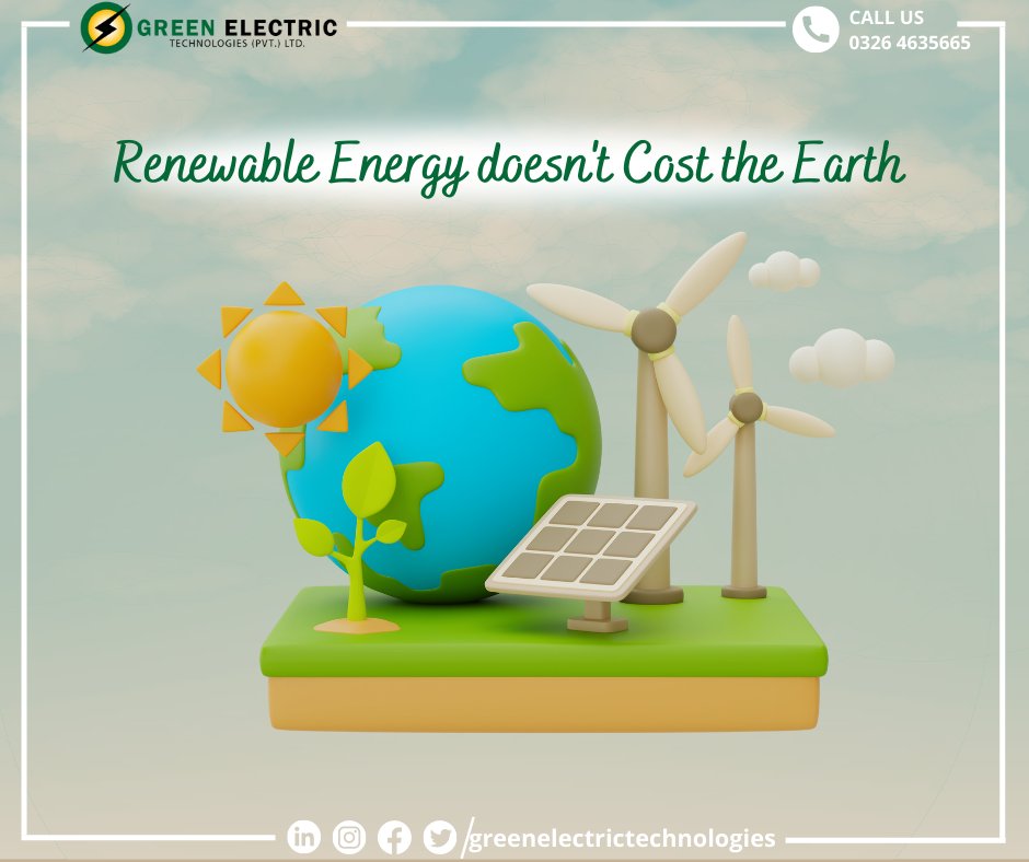 GreenElectric5's tweet photo. Renewable energy doesn't cost the earth. Go Solar with us, make the earth Clean and Green, and save the future of you and your loved ones.

Green Electricity, Green Pakistan.

📞 0326-4635665
.
.
.
.
.
.
#solarenergy #green #sustainability   #greenelectricity #renewableenergy https://t.co/4JZi9vvRim