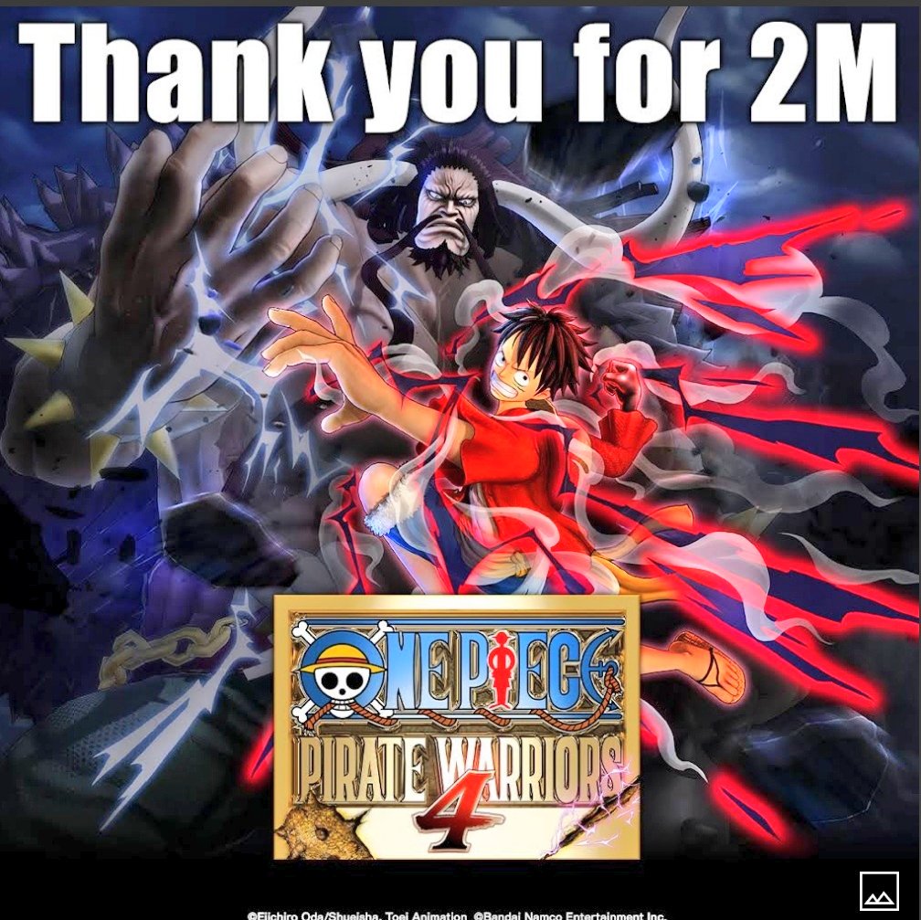 PS360HD2's tweet photo. Bandai Namco just announced that One Piece Pirate Warriors 4 has sold over 2 million copies making it the fastest selling title in the series! https://t.co/YaOGR9hAoA