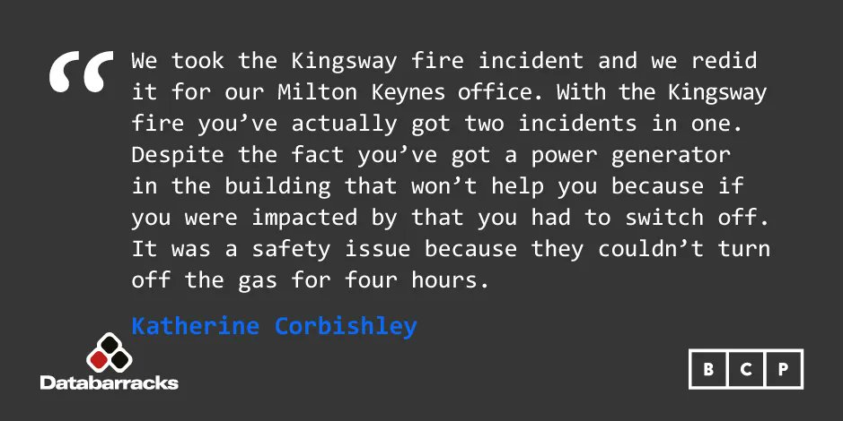 TheBCPcast's tweet photo. What can you learn from the #KingswayFire? The #BusinessContinuity Podcast. 

Listen to the episode here:
https://t.co/oPjm6S7scE https://t.co/UXCwYxKCso