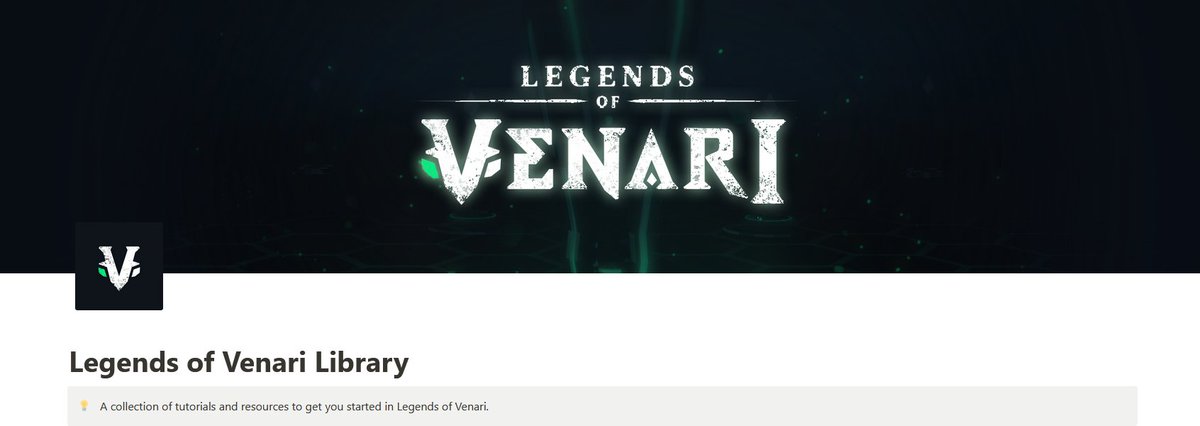 BestPwnz's tweet photo. In celebration of @LegendsOfVenari Beta season launch, let’s talk about how to get caught up on everything Venari related.

Thread on a few of the community tutorials and resources that are available via the LoV Library.🧵 https://t.co/gF96XLrnMt https://t.co/E90IhP7Yul