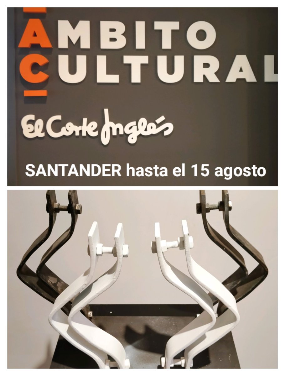 #exposicion #Santander #Cantabria #elcorteingles #esculturasdehierro #jgfeart #artcontemporany #elhierroylavoz