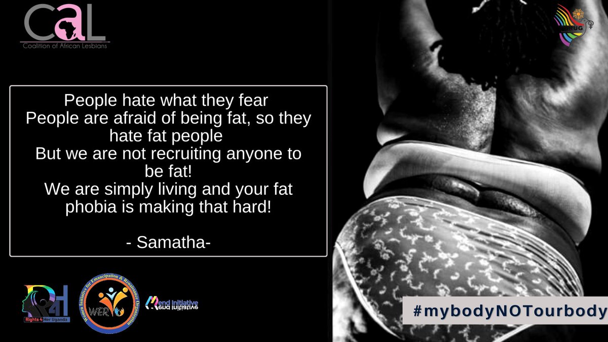 #mybodyNOTourbody 
#xpressionissexy

<a href="/CALAdvocacy/">CAL Secretariat</a> <a href="/Far_Uganda/">Freedom and Roam Uganda</a> <a href="/Rights4Her1/">@Rights4Her</a> <a href="/werouganda/">WERO</a>
