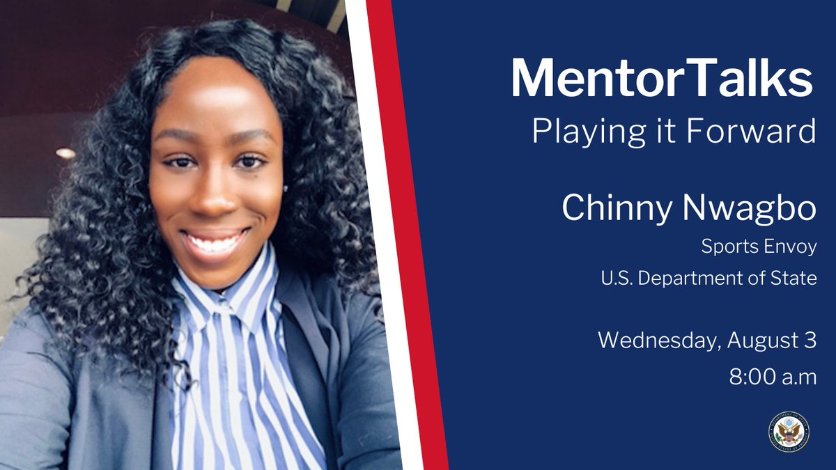 exchangealumni's tweet photo. LIVE TODAY at 8:00 a.m. ET: Watch #MentorTalks with former pro basketball player & #ExchangeAlumni @chinnyloveslife! Come ready for mentoring, inspiration and advice! https://t.co/3slyc14pX8 #ExchangeAlumni #playingitforward @ECAatState @StateDept @SportsDiplomacy @SyracuseU https://t.co/6HgzpVbYVR