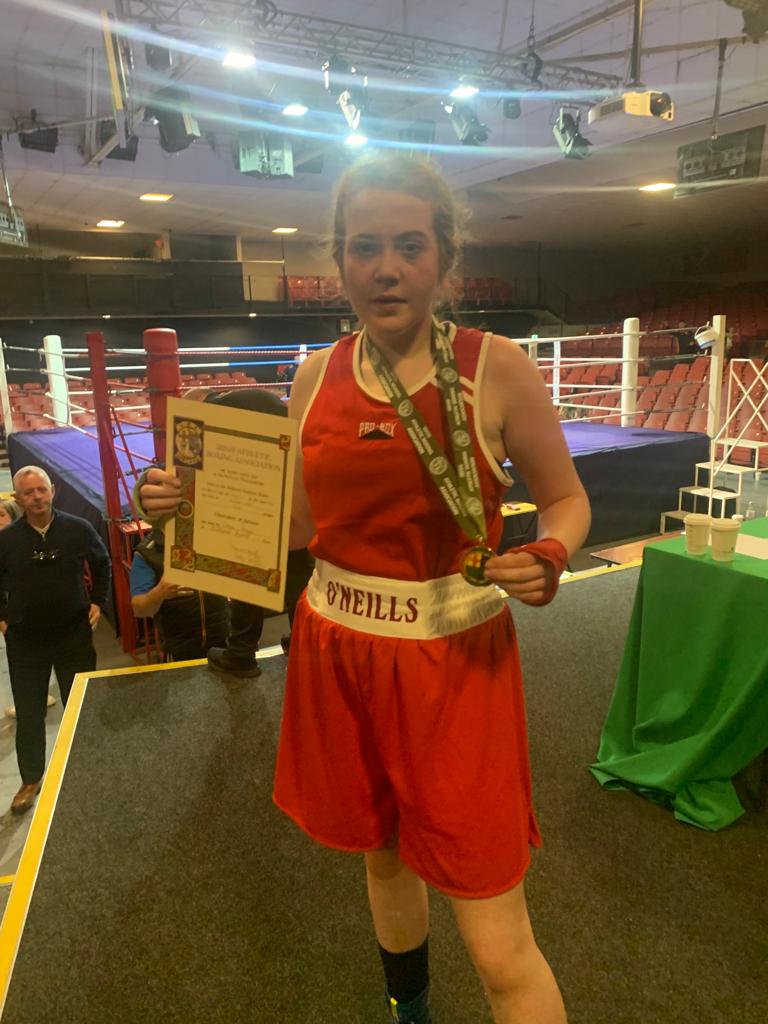 DunboyneBoxing's tweet image. It's been a historic year for Dunboyne boxing club with 6 All-Ireland champions so far, and Chloe Poleon, picked to represent Ireland in the European Championships in Turkey in August. We'd like wish her All the luck in the World out in Turkey. 🥇🥊🥊