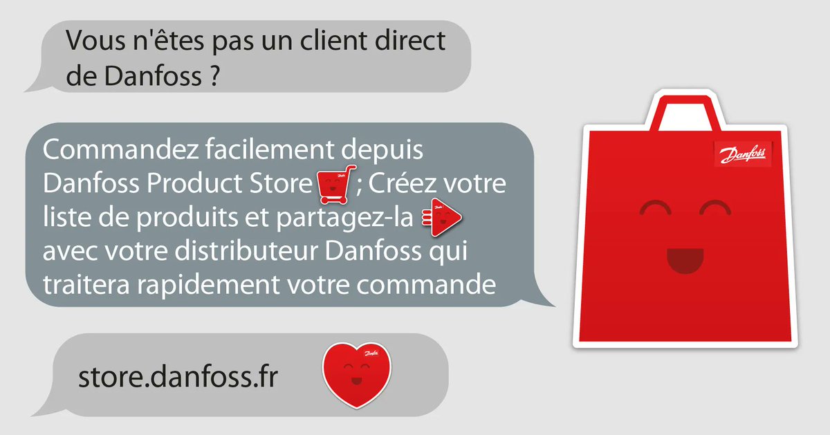 Danfoss_France's tweet image. Découvrez la nouvelle fonctionnalité de Danfoss Product Store 🛒 Ma liste de produits
danfoss.com/fr-fr/campaign…

#DanfossProductStore