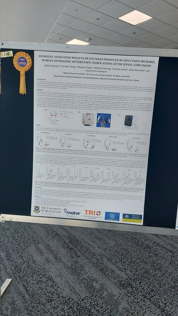 SamuelSelwin's tweet photo. Finally got a chance to present my work (in person) to my peers and some legendary experts from my field. Thanks #AnzbmsMepsaAnzors2022 for putting this lovely event together!! https://t.co/tRTcXr3MXe