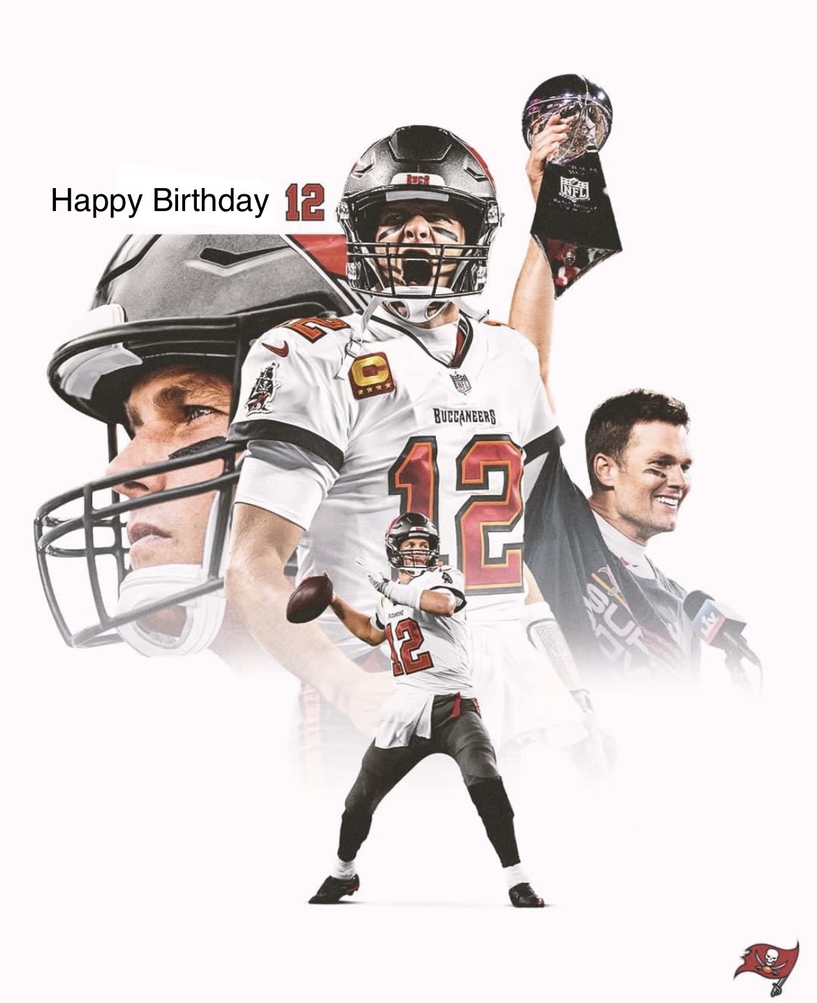 Happy 45th Birthday to already, one of the greatest Buccaneers of all-time, Tom Brady 