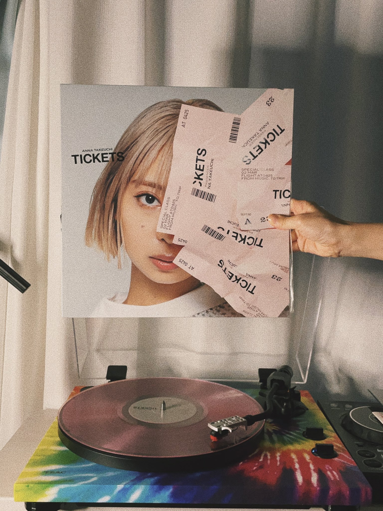 竹内アンナ LPレコード TICKETS 竹内アンナオフィシャルサイト