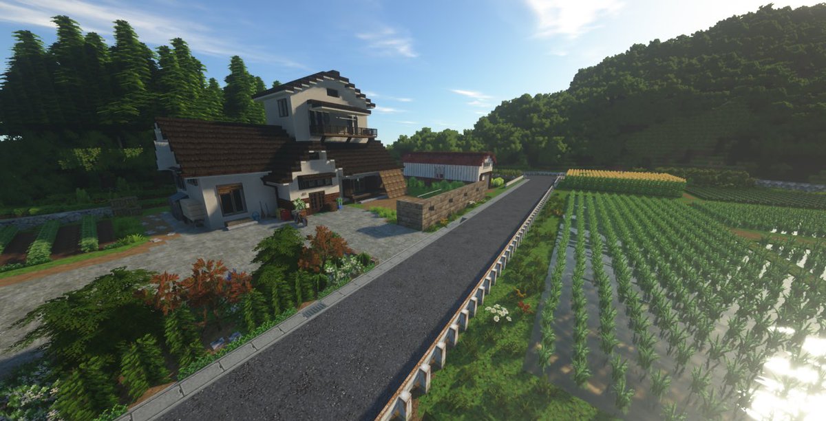 01684_'s tweet photo. 家、建ちました
#Minecraft 
#AsphaltMod
#MiniaTuria 
#路地裏Mod https://t.co/tmobi1ahhg