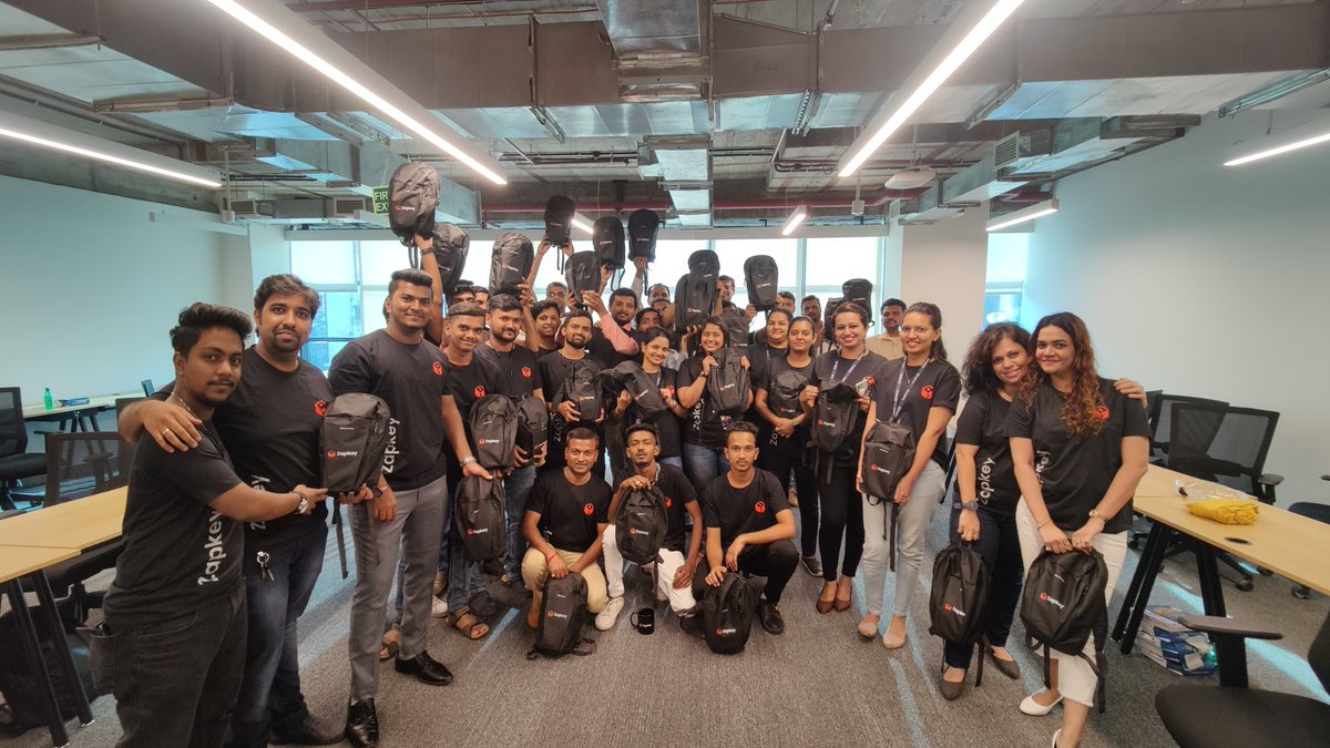 ZapKeyIndia's tweet photo. A happy team builds a happy company! Here's a quick sneak peek into our team meeting from last week. 

To know about Zapkey, visit https://t.co/iIvZgakzbp.

#Zapkey #TeamMeet #SneakPeek #MonthlyMeet #ZapkeyArmy https://t.co/nTQTtUOVMq