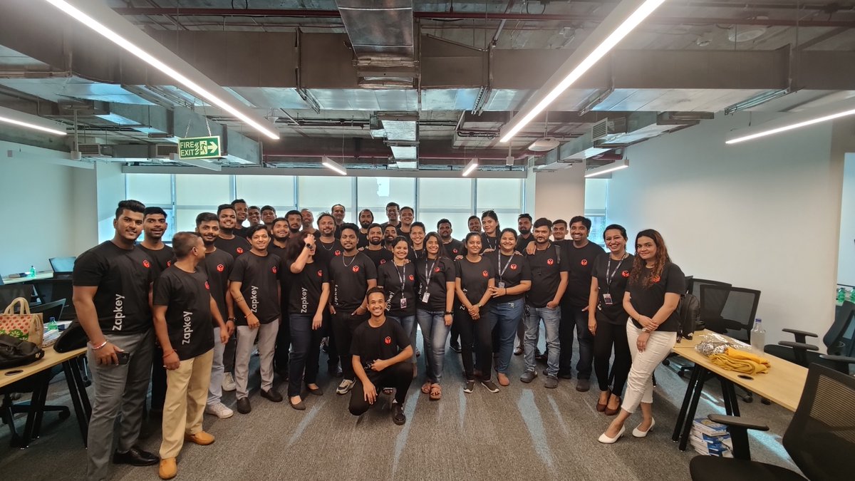 ZapKeyIndia's tweet photo. A happy team builds a happy company! Here's a quick sneak peek into our team meeting from last week. 

To know about Zapkey, visit https://t.co/iIvZgakzbp.

#Zapkey #TeamMeet #SneakPeek #MonthlyMeet #ZapkeyArmy https://t.co/nTQTtUOVMq