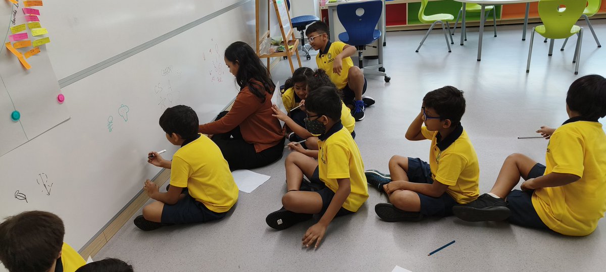 IamCharmiShah's tweet image. draw and guess chain game to break the monotony and encouraging and enhancing team work and concentration through gamification! It&apos;s even better when you join in the fun! #PYP #GamificationLearning #PYPLearner #NewAY #grade3 #OISMumbai