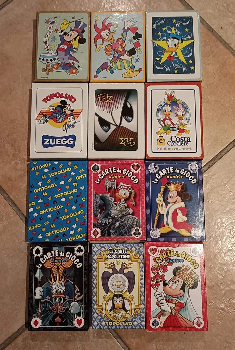 Il_Papersera's tweet photo. Estate 1992-Estate 2022
Trent'anni di carte Disney: da #GiovanBattistaCarpi a #SilviaZiche!
#Disney #carte #cartedagioco #PaniniComics #Carpi #Amendola #Held #Ghiglione #Mastantuono #Monteduro #Cavazzano #Gula #Mottura #Rota #Celoni #Ziche https://t.co/vbfMzlGIBD