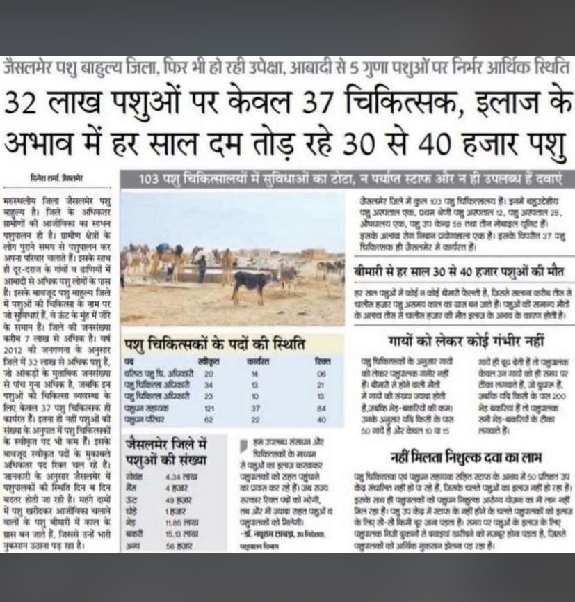 राजस्थान की इस संवेदनशील सरकार से सम्पूर्ण छात्रशक्ति की गुज़ारिश है कि 900 पशुचिकित्सकों की भर्ती शीघ्र पूर्ण करने की कृपा करे #पशुचिकित्साअधिकारीभर्ती2019 <a href="/KatariaLalchand/">Lalchand Kataria</a> <a href="/DainikBhaskar/">Dainik Bhaskar</a> <a href="/biharibishnoi/">Biharilal Bishnoi</a> <a href="/zeerajasthan_/">ZEE Rajasthan</a> <a href="/1stIndiaNews/">First India News</a> <a href="/News18Rajasthan/">News18 Rajasthan</a> <a href="/ashokgehlot51/">Ashok Gehlot</a> 
<a href="/RajuvasS/">Rajasthan Vet. Student's Association⚕️</a>