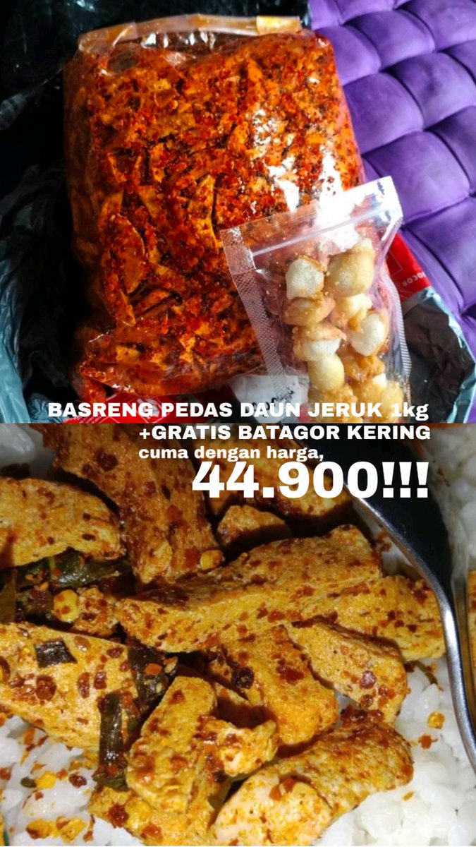 Racun shopee makanan pedes!
Temukan basreng Pedas daun jeruk isi 1kg dengan potongan 31%! Hanya Rp44.900. Dapatkan sekarang juga di Shopee!

 shope.ee/20ImZjh37i