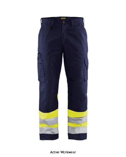 PolyCotton Blaklader Work Trousers with Cordura Kneepad Pockets 1570 1860 