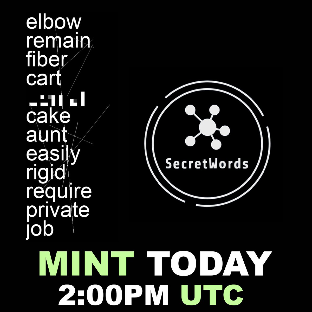 secretwords_eth's tweet photo. Secret Words mint today!
#freemintNFT #FreeMints #mint #secret #secretwords #nft
https://t.co/RUl2CyBUli https://t.co/WC2KLeZPu5