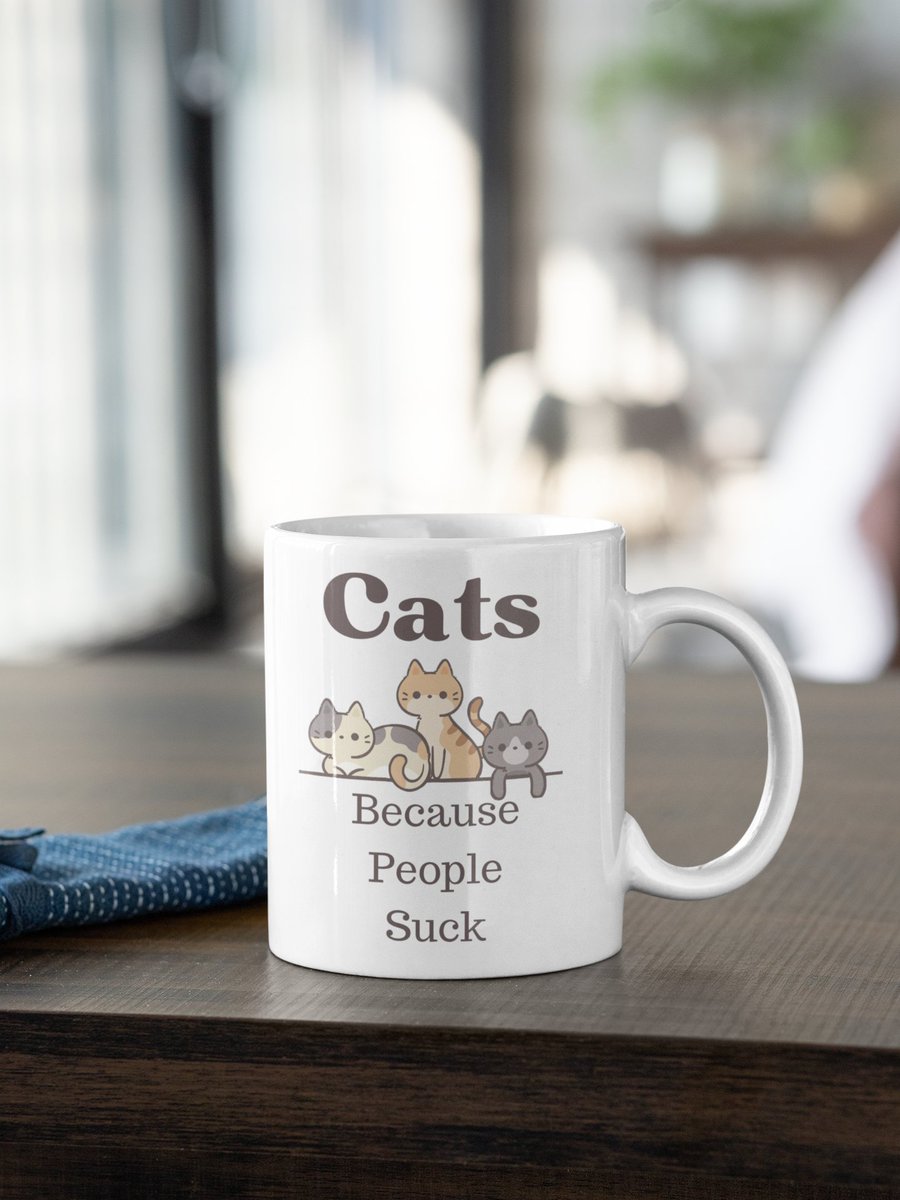 Nuff said 😹 etsy.com/uk/listing/127… #cats #CatsofTwitter #jollygoodriot #funnygift #shopindie #etsy #etsyuk