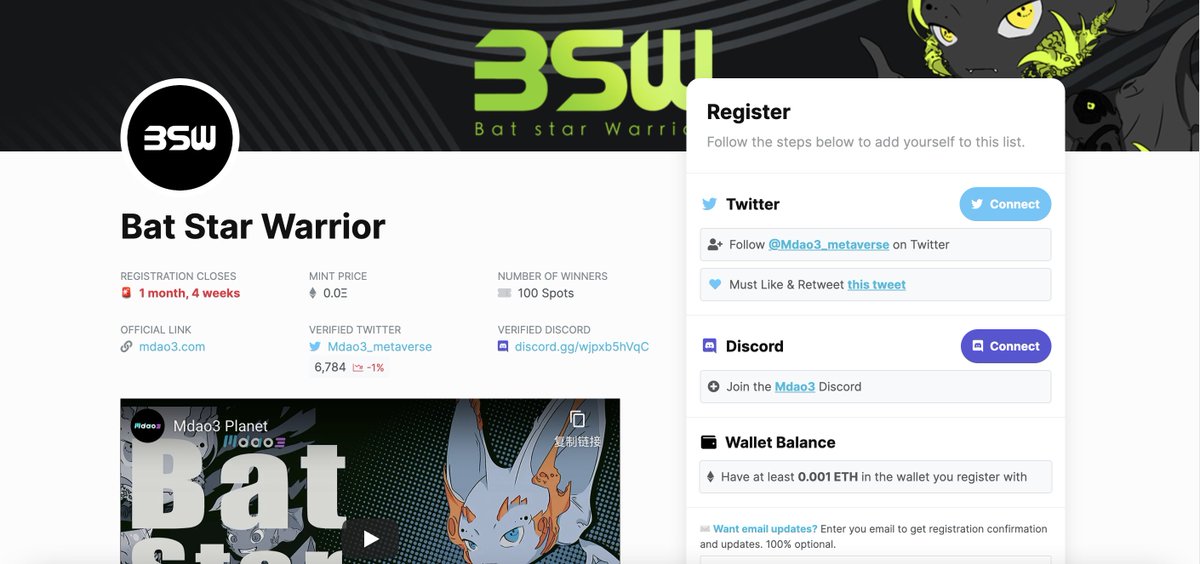 Mdao3.eth（Free Mint) tweet media