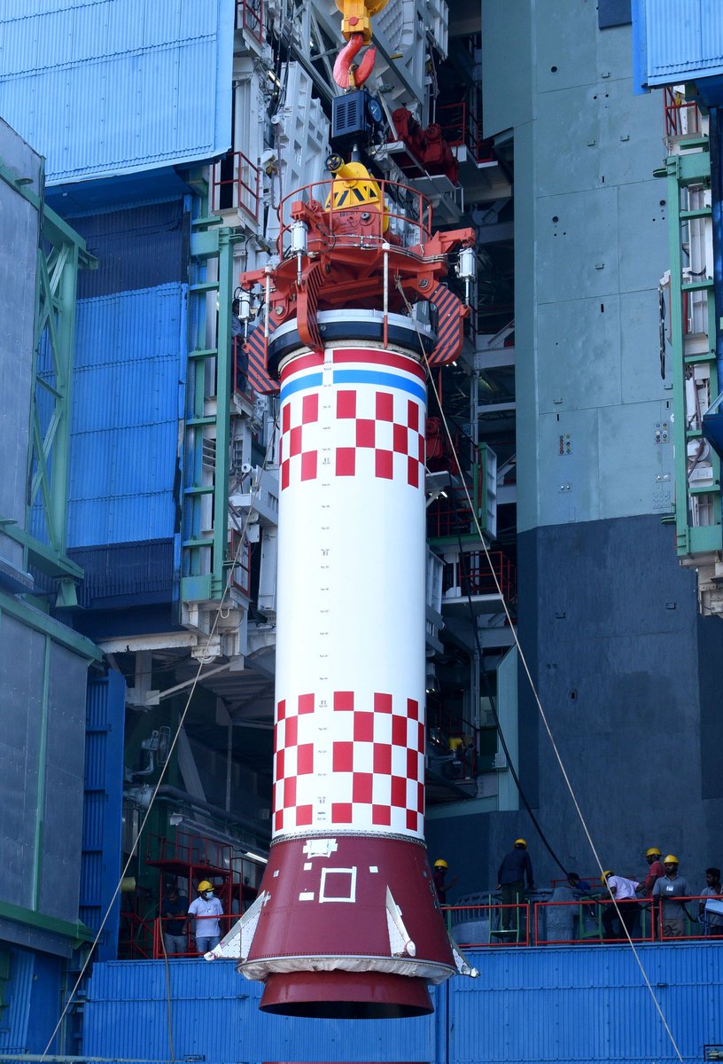 debapratim_'s tweet image. SSLV IS REAL!!! 🥳 Pictures of #SSLVD1 undergoing integration: