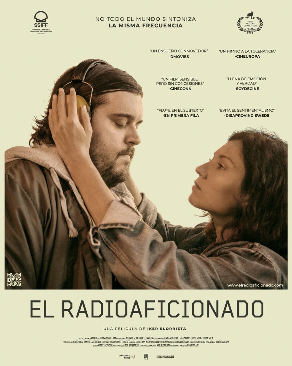 beginagainfilms's tweet photo. Compartimos el cartel oficial de EL RADIOAFICIONADO. No todo el mundo sintoniza la misma frecuencia.
Una película de Iker Elorrieta.

En un mes llegamos a los cines. Estreno el 2 de septiembre.

¡Nos vemos en las salas!

#ElRadiaficionado https://t.co/qmcVxWRWhu