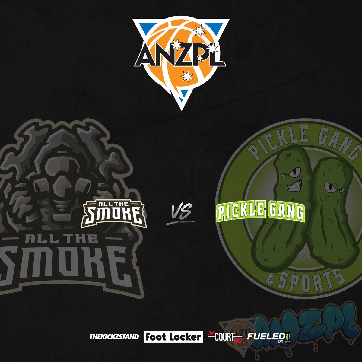 ANZPL2K's tweet image. Smoked Pickles on the menu tonight!

All The Smoke vs Pickle Gang

8:30pm AEST | 10:30pm NZST

All The Smoke
twitch.tv/vsimpy

Pickle Gang
twitch.tv/blockajav_

#ANZPL2K
#TheKickzStand
#FootLocker
#EveryCourtCounts
#MonsterEnergy
